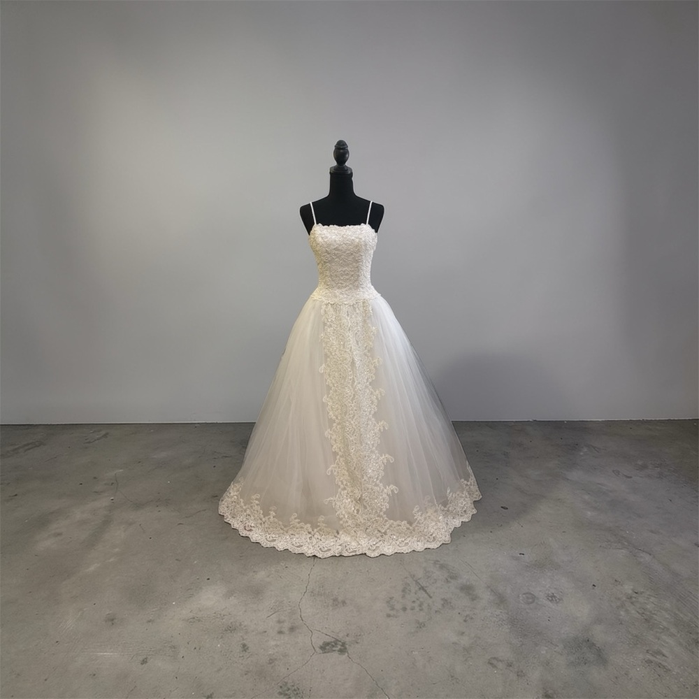 Oleg Cassini White Lace Bridal Gown